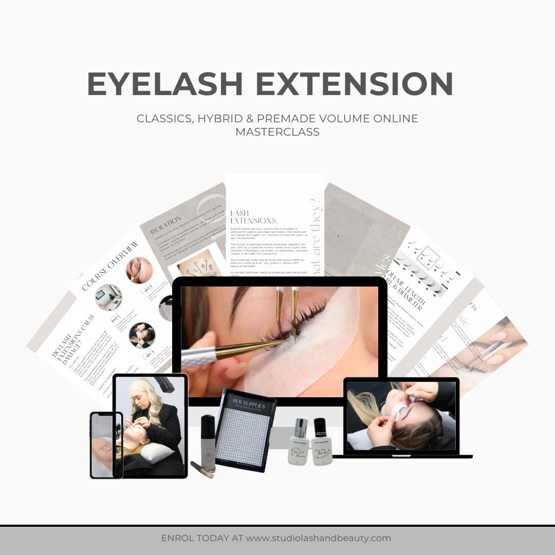 Premium Online Eyelash Extension Masterclass
