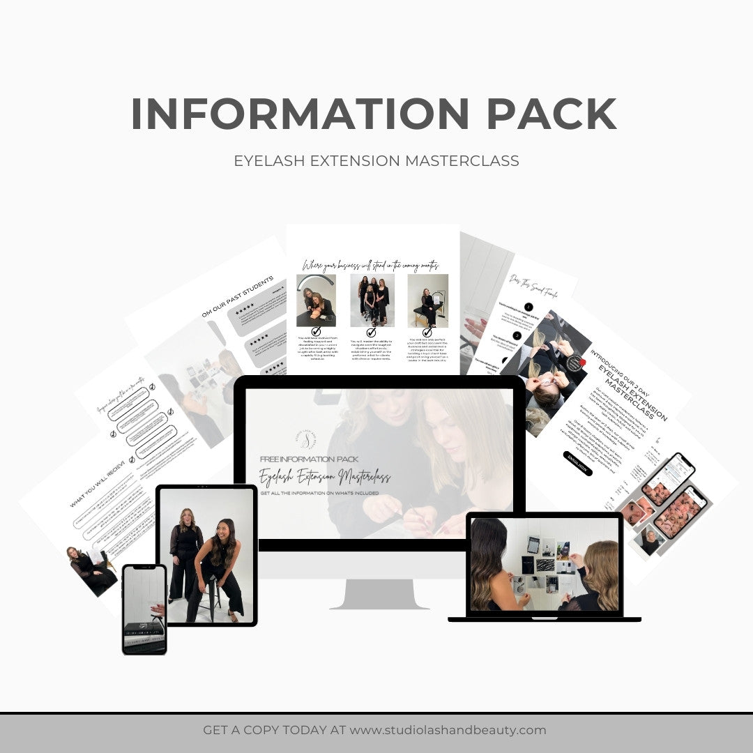 FREE: Information Pack- Eyelash Extension Masterclass
