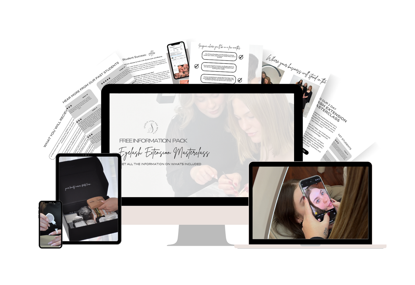 FREE: Information Pack- Eyelash Extension Masterclass