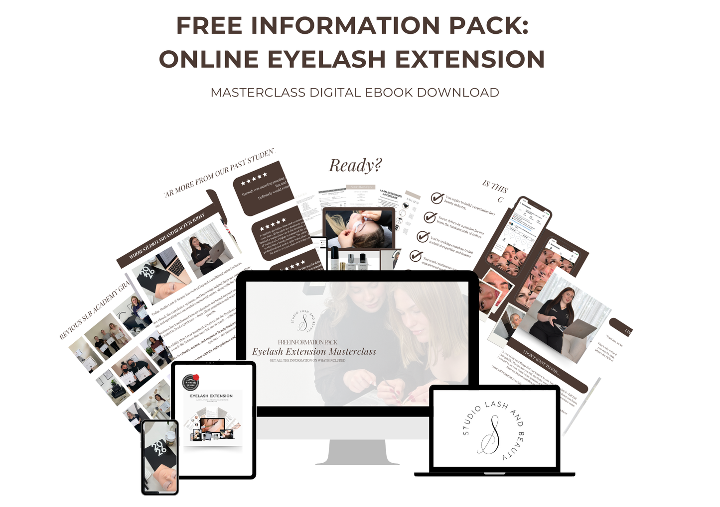 Free Information Pack: Online Eyelash Extension (Digital Ebook PDF)