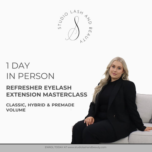 In person Eyelash Extension Refresher Masterclass