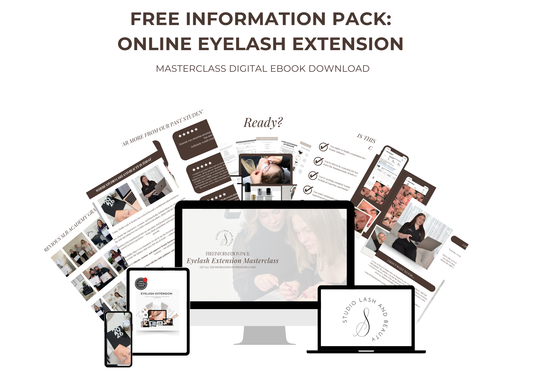 Free Information Pack: Online Eyelash Extension (Digital Ebook PDF)